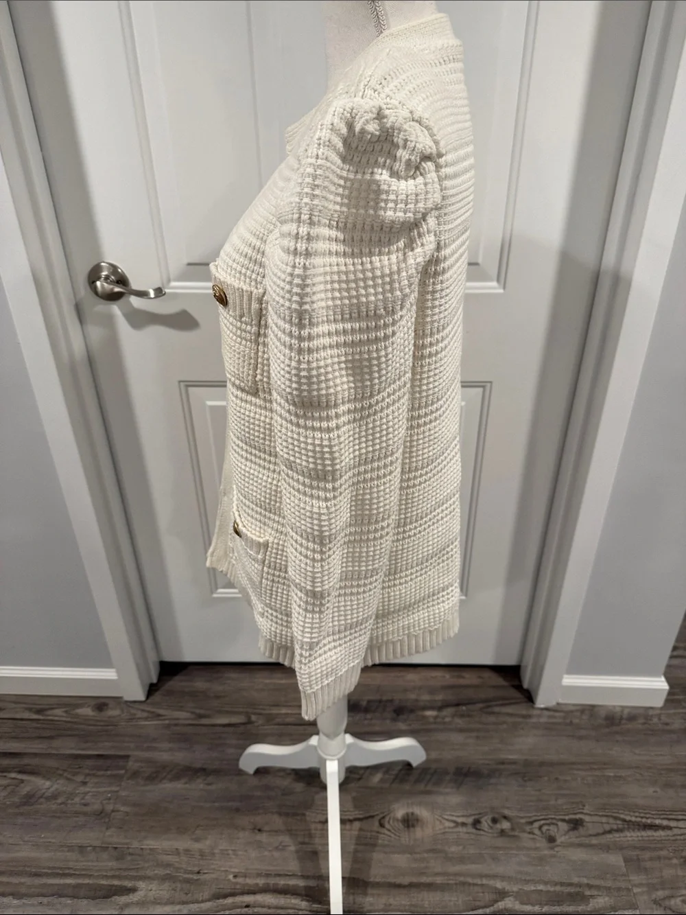 L'AGENCE Marina Textured Cardigan - Size Medium